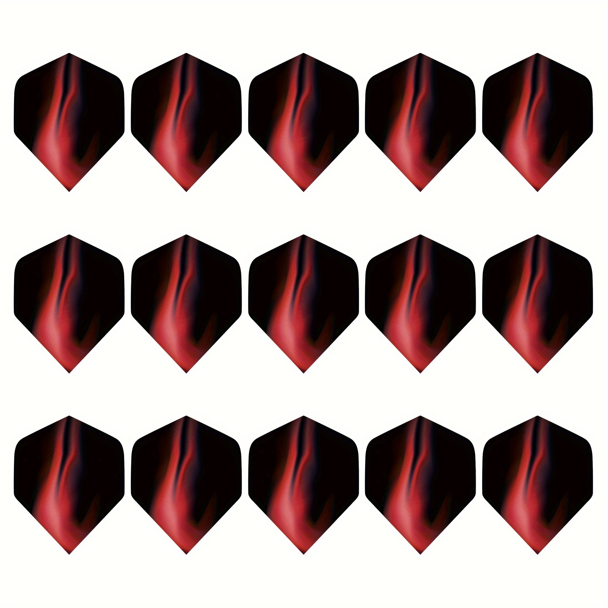 15 stuks, dartflights met creatief patroon
