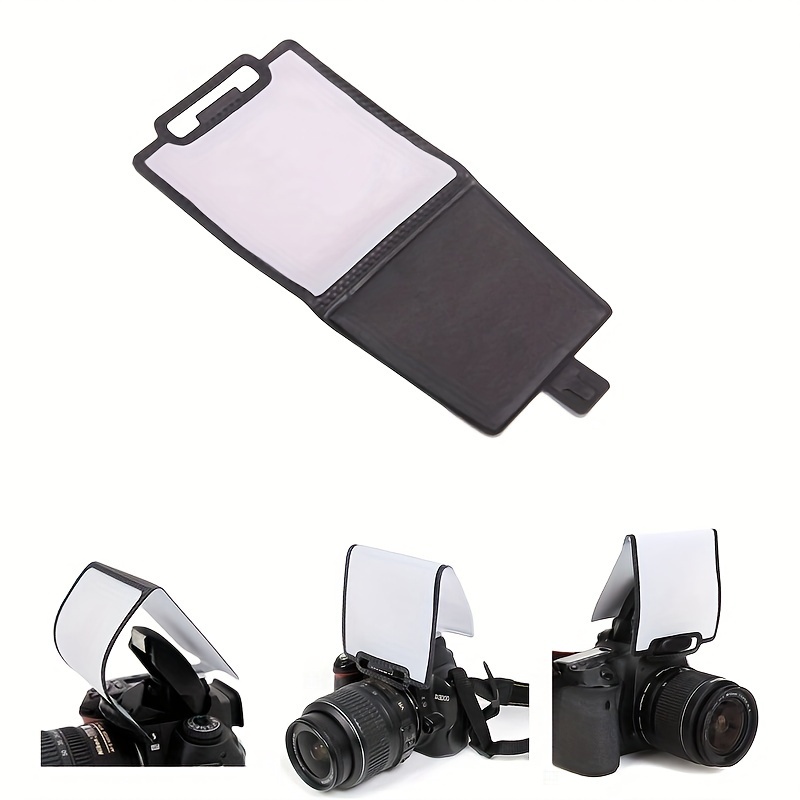 Universal Pop-Up Soft Flash Diffuser For DSLR Cameras – Fits Canon, Nikon, Pentax
