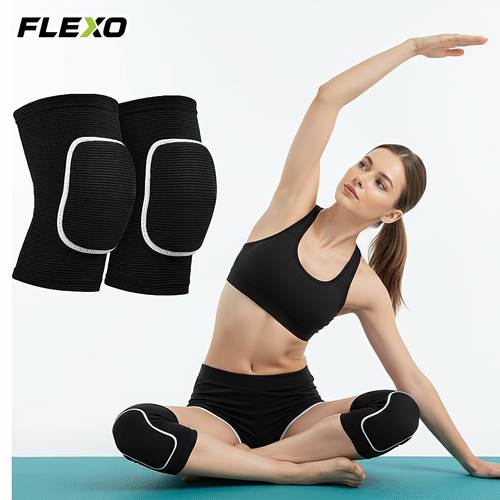 2 pack of unisex knee pads for sports ideal for yoga pilates dance and gym workouts