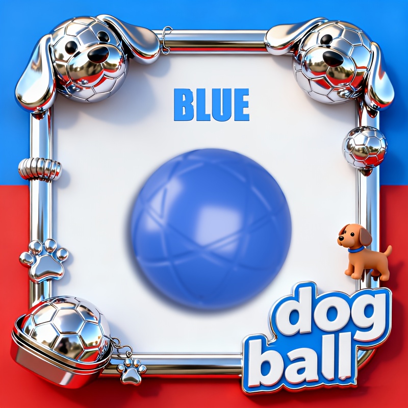 TEMU Smart Sensor-activated Electric Dog Toy Ball-auto Bouncing And Random , Interactive Play For Boredom Relief, Energy Release For Dogs,