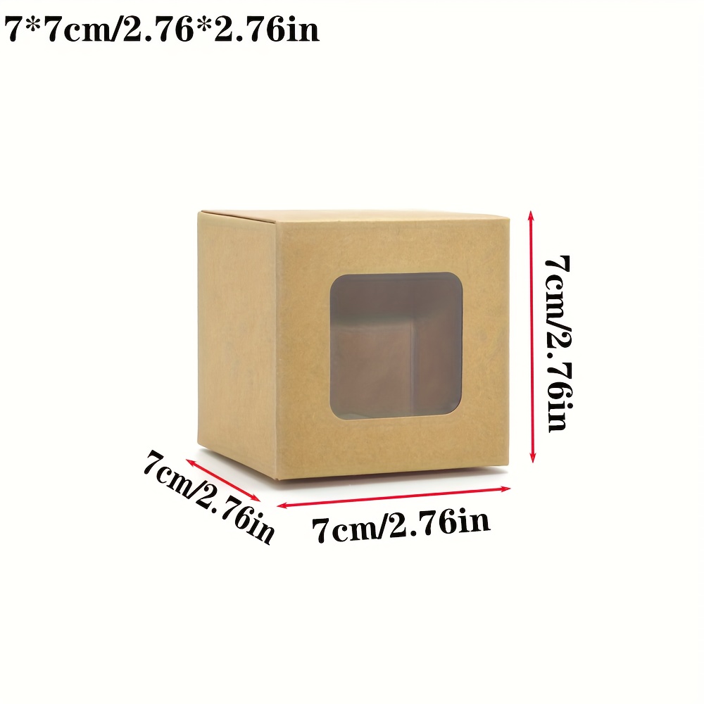 TEMU Gift For Her/him 16pcs-square Window Gift Box, In A Of Sizes And Colors, Suitable For Packaging Small Gifts For Weddings, Birthdays, Holiday