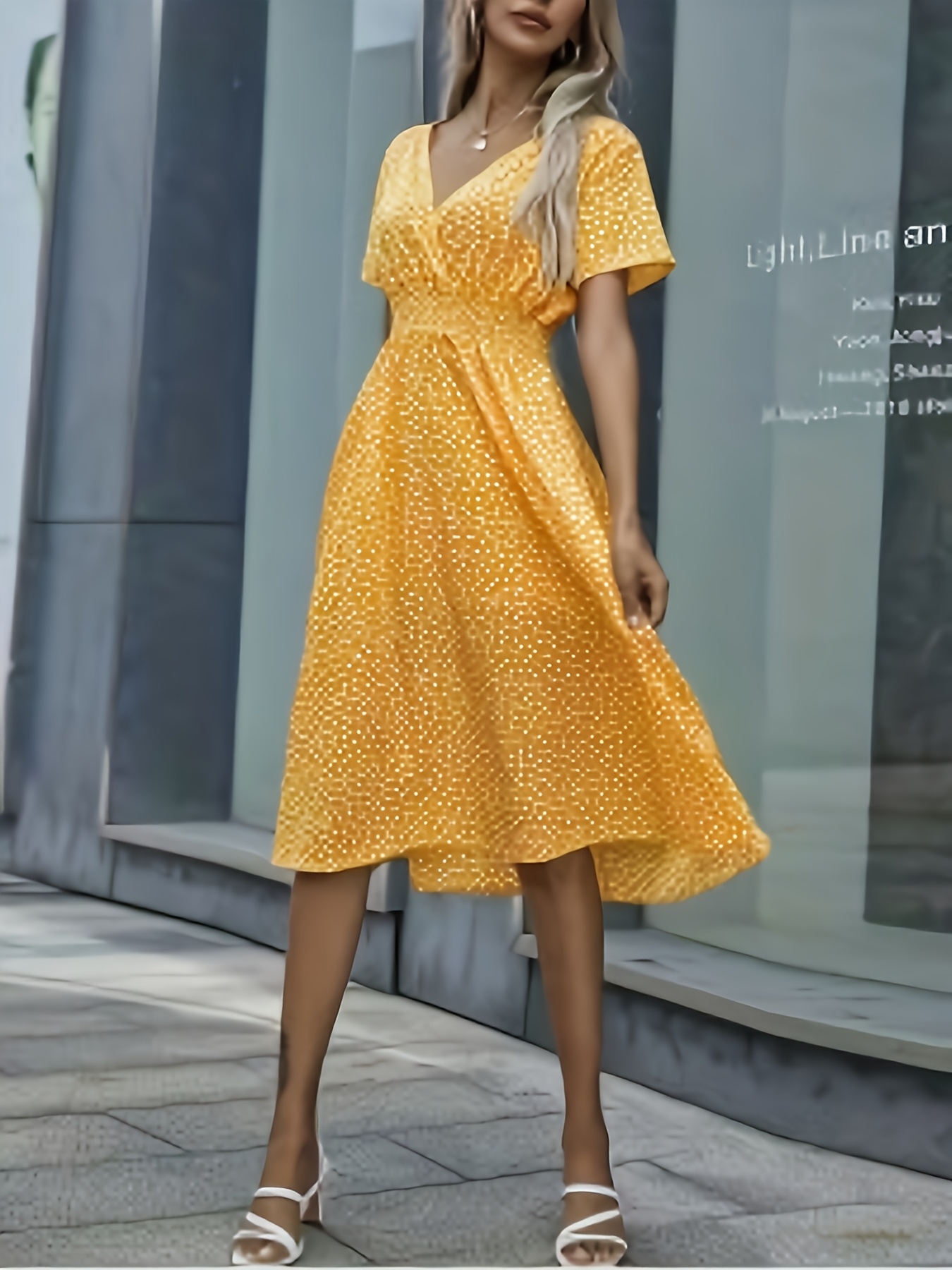 ワンピースその他 JACQUEMUS Women Dresses 241DR128 1553 205 Yellow JACQUEMUS: Yellow 'The Scala' Minidress | SSENSE