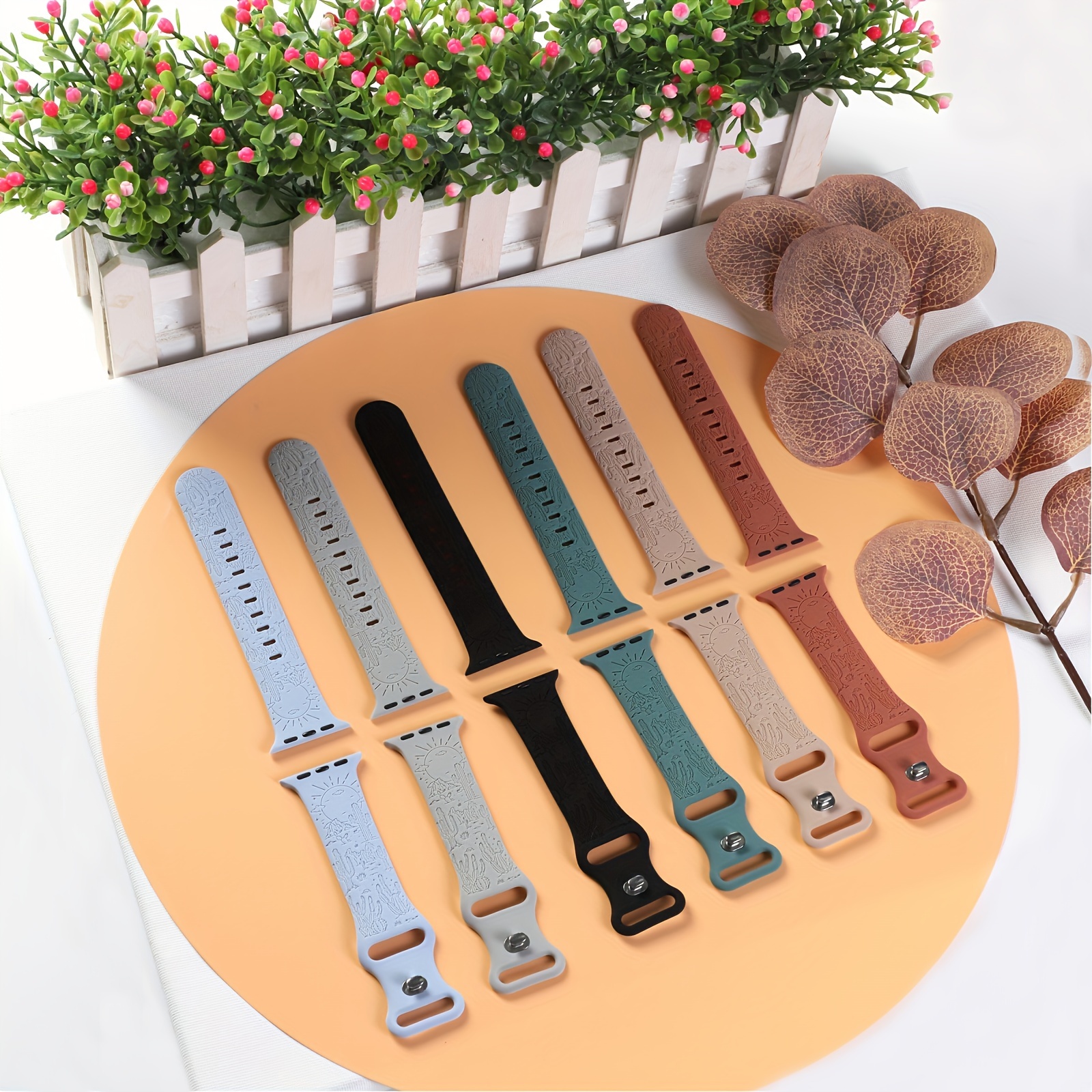 Wildflower and Bees Apple Watch Band