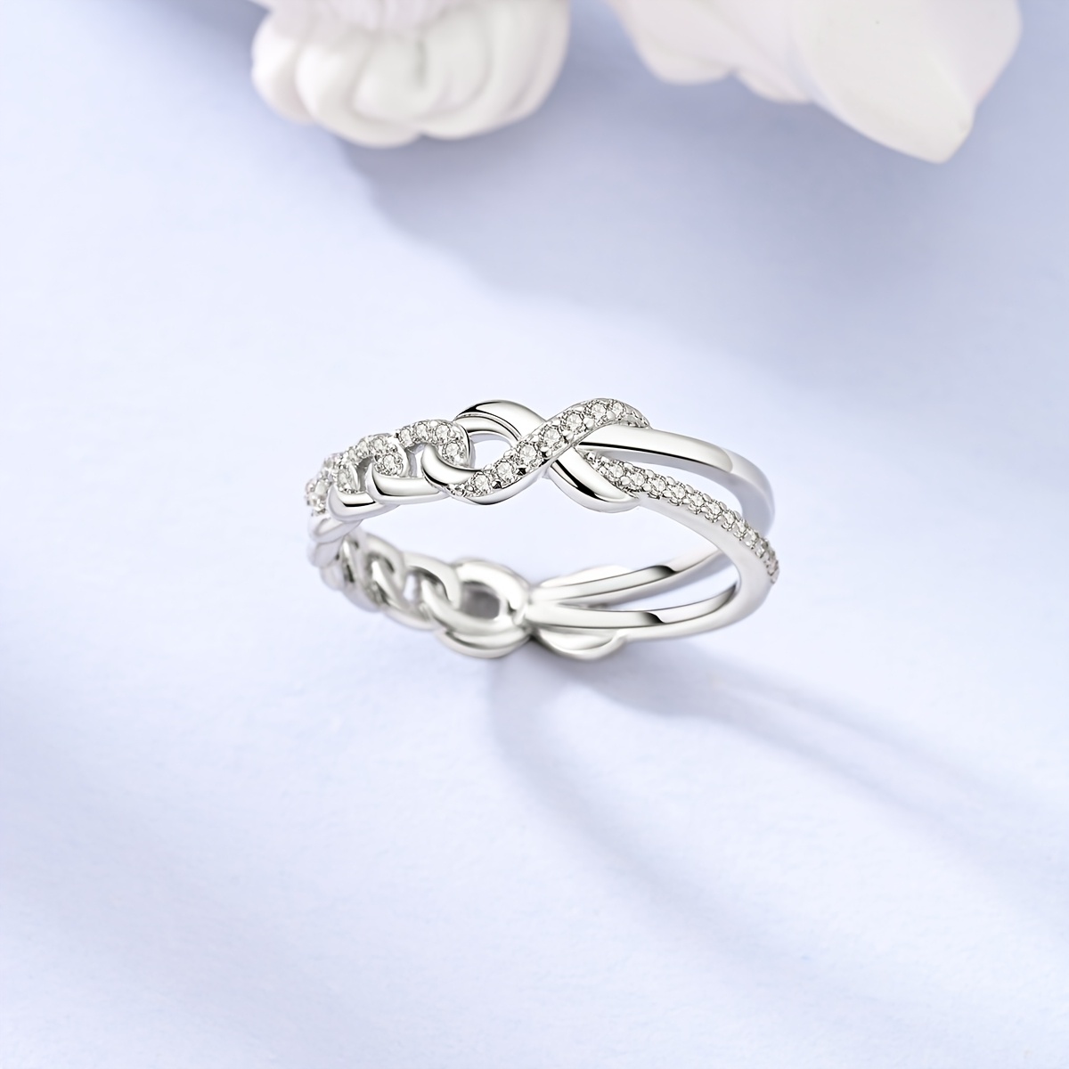 Women's Elegant Shiny Patchwork Rings Jewelry