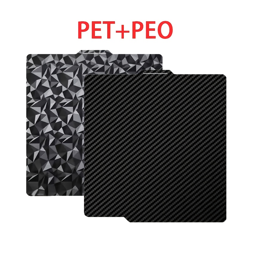 TEMU Convient pour d'impression P2S P1S X1C Pei Texture Board H1H PEY Peo Board Acier à ressort, Film lisse pour plaque basse température P2S P1P