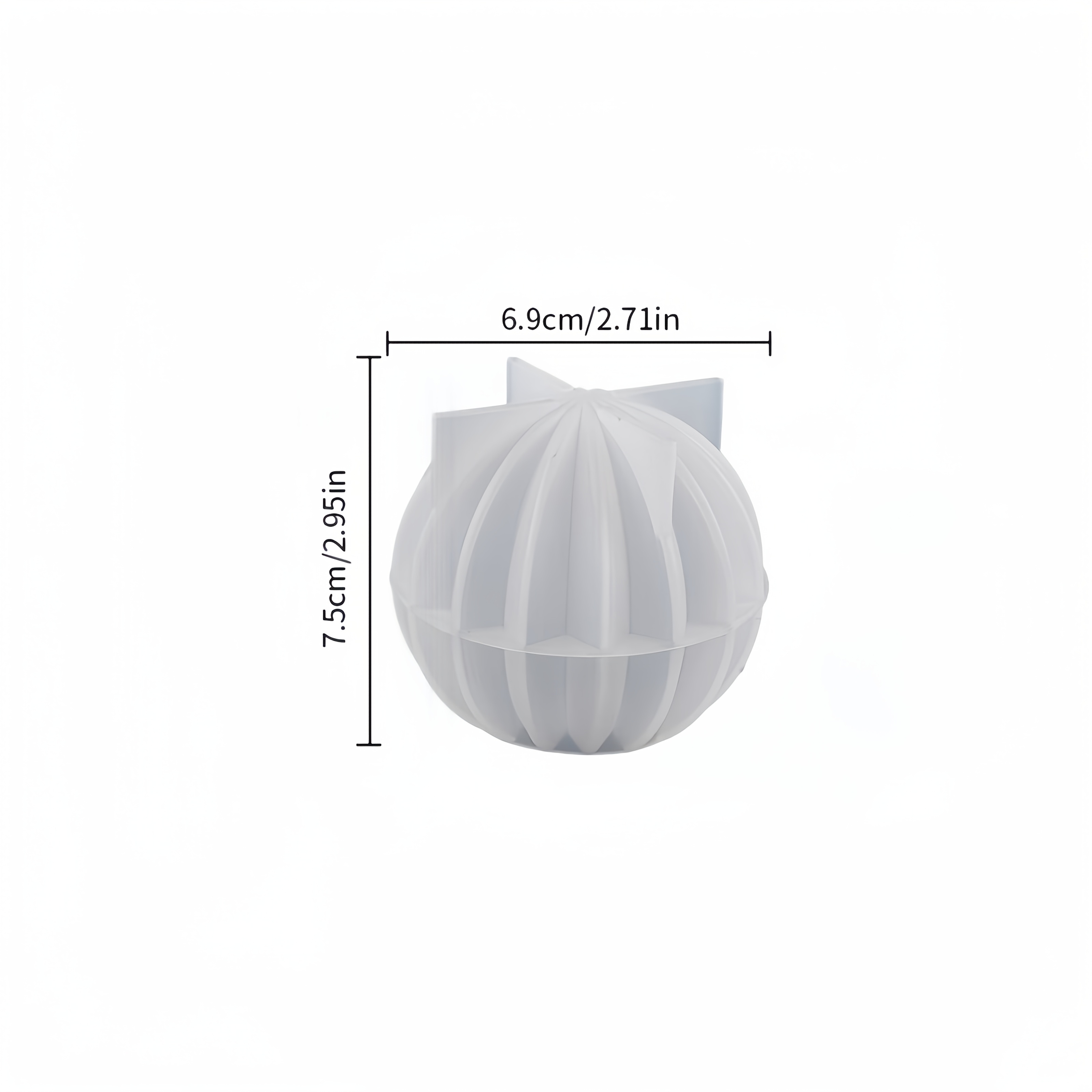 1 Round Silicone Candle Mold, Perfect For Resin, Plaster, And Diy Candle Making