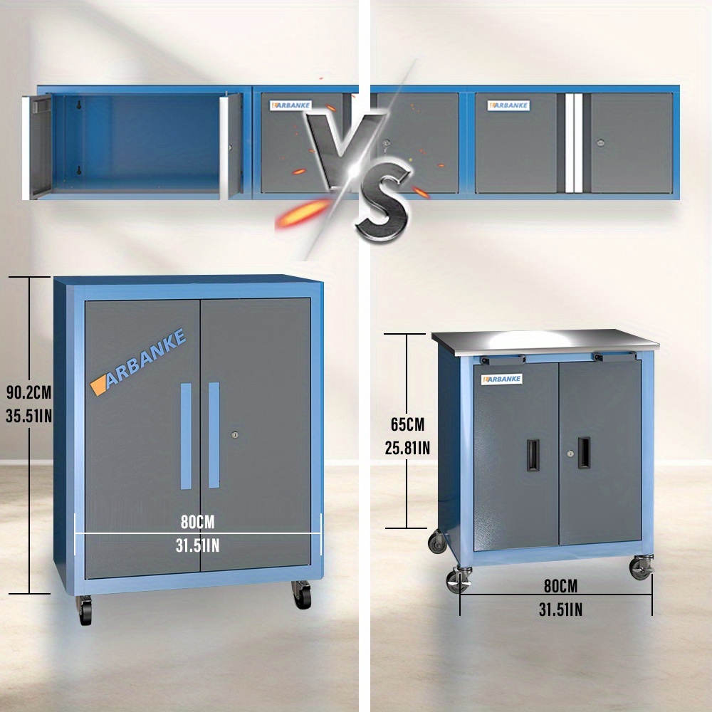 Extra-Large Capacity Double-Door Tool Chest