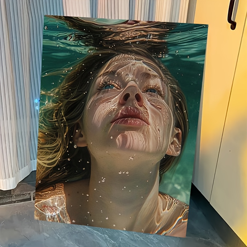 item picture professional art use 1 set of underwater woman   painting set art gifts   painting oil painting kit painting by numbers home decoration hanging painting mothers day fathers day christmas