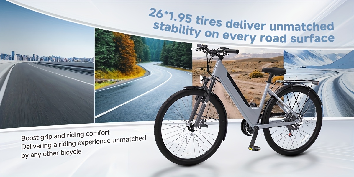 350w electric urban bicycle adult shopping e bike featuring a 48  4ah detachable battery step through design ideal for skirts pants or carrying bags the perfect commuter option   for   seniors and young adults Product details 3