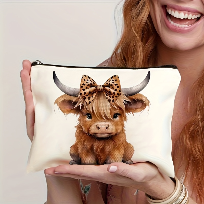 TEMU - Durable, Stylish Gift With Convenient Zipper Closure, For Your Other, A Gift For Sisters, Portable Makeup Bag, Student Pencil Case, Gift Bag,