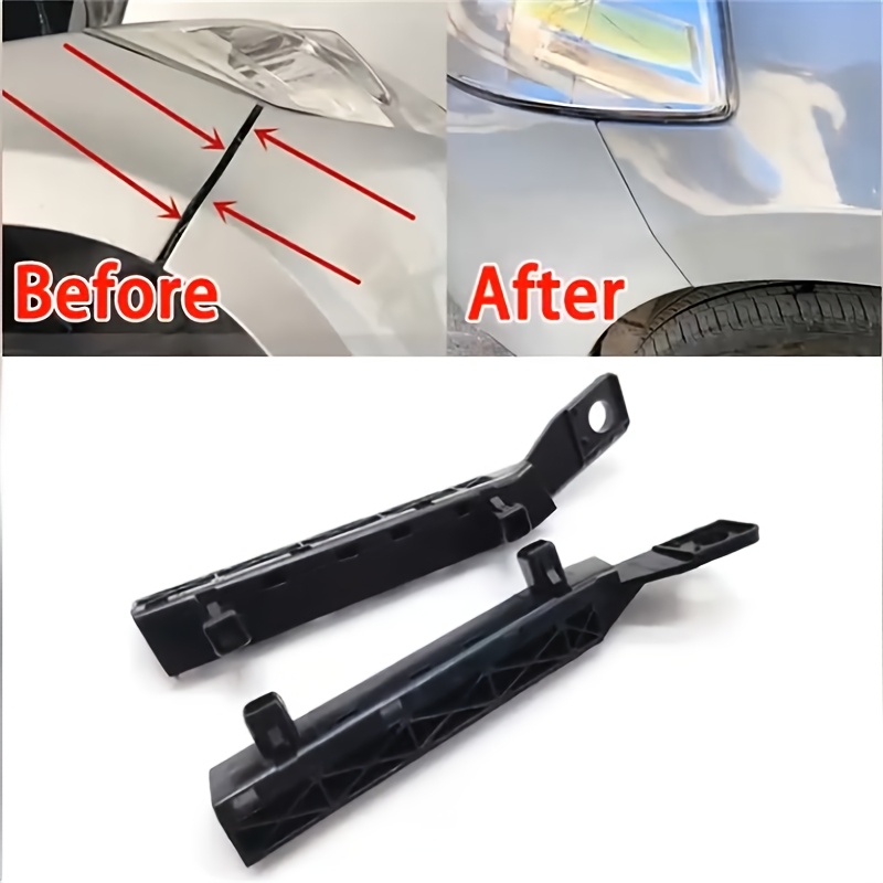 TEMU 2pcs Car Front Bumper Bracket, Front Bumpe Rbuckle, Leaf Plate Fixing Bracket For Tiida Old Model 62224-ed50a62225-ed50a