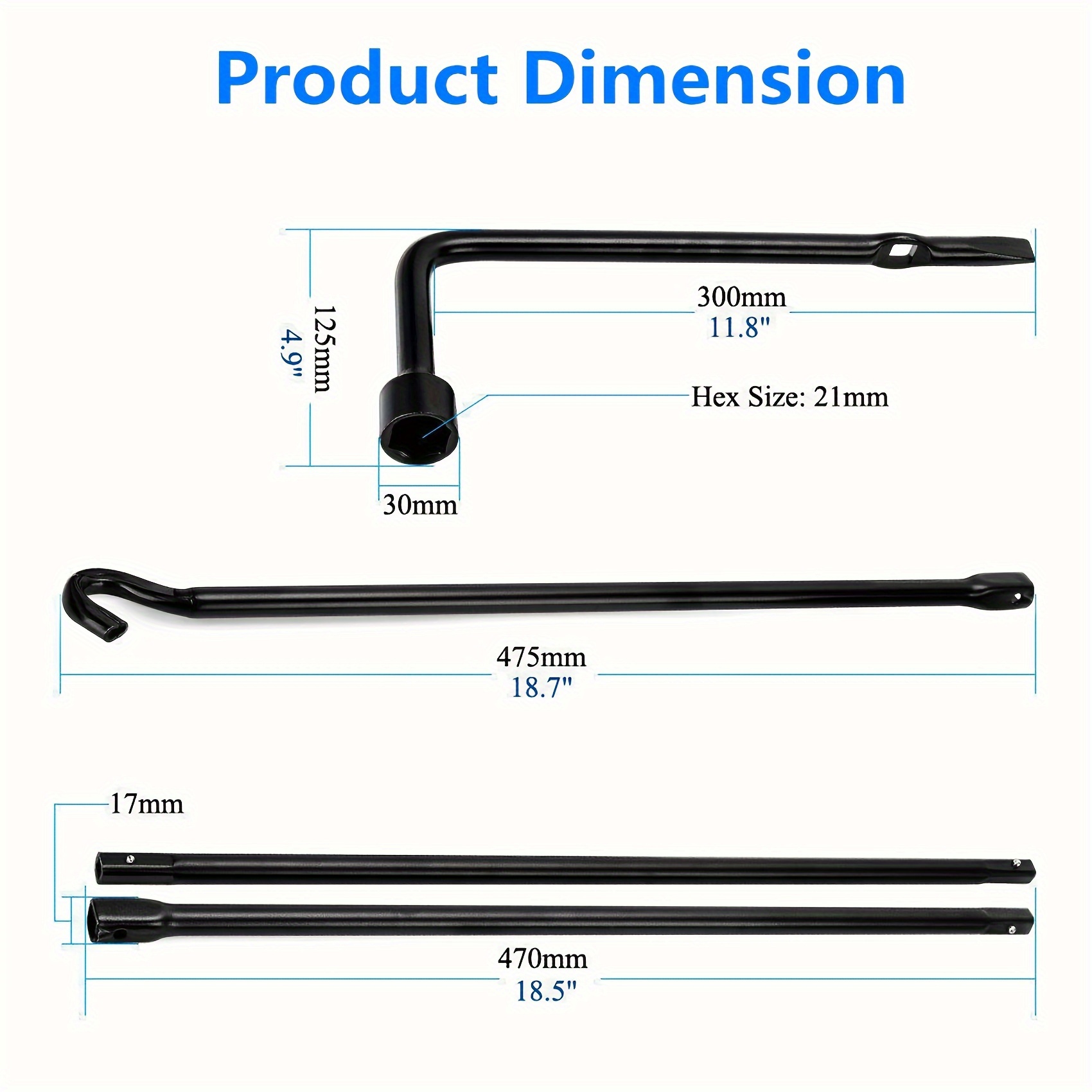 Spare Lug Wrench & Tool Kit For 2005-2013 Toyota Tacoma - OEM