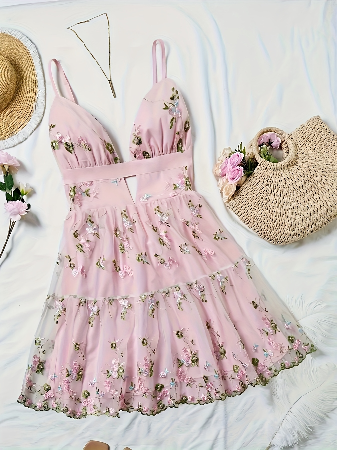 preppy dress Preppy Dress Blue Stripe and Floral