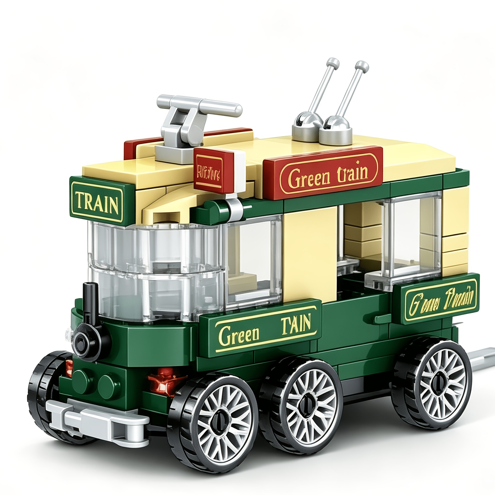 City Vehicle Building Block Model, Vintage Design