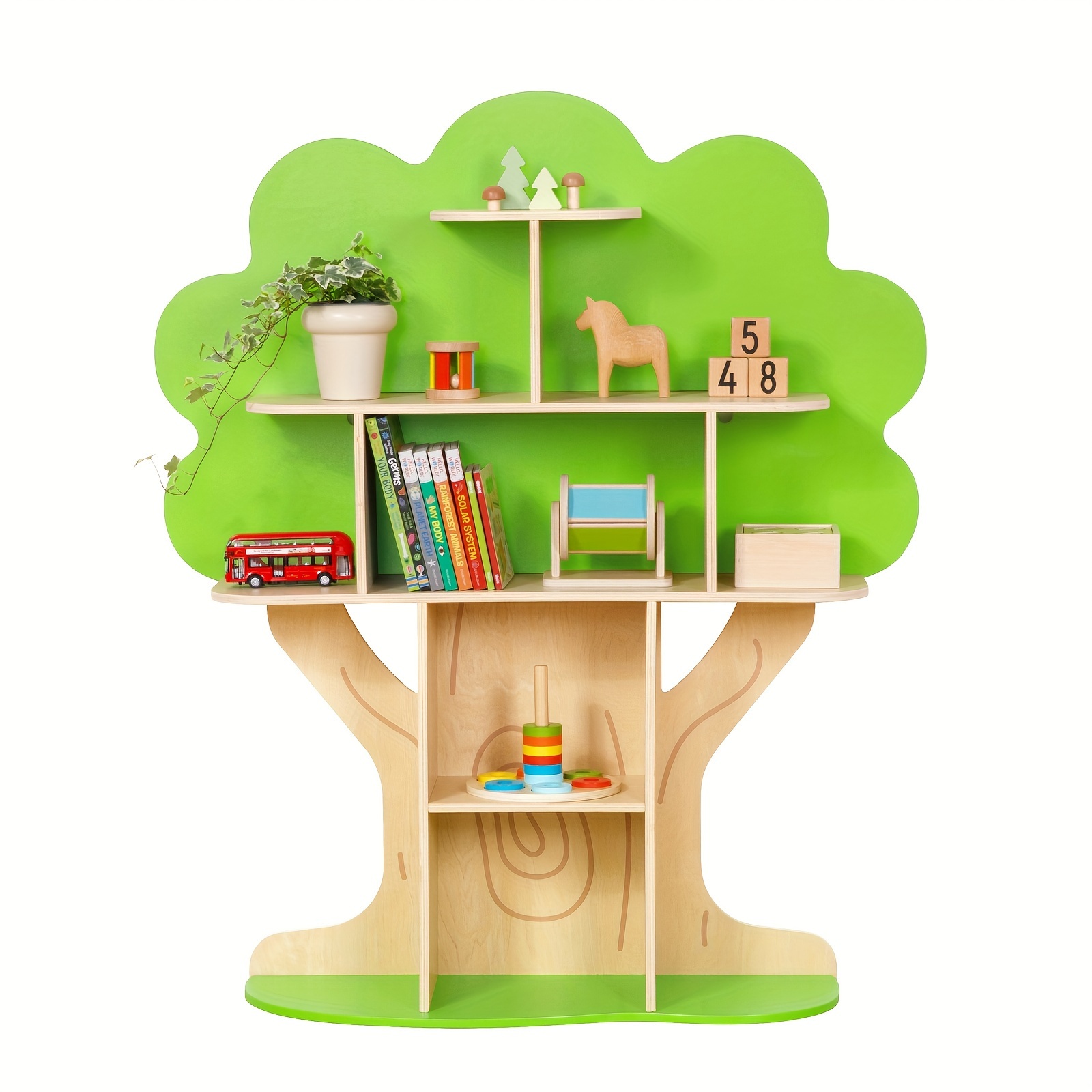 

Tree Bookshelf For Kids Reading Nook, Montessori Book Shelf For Classroom, Kids Room, Playroom, Nursery