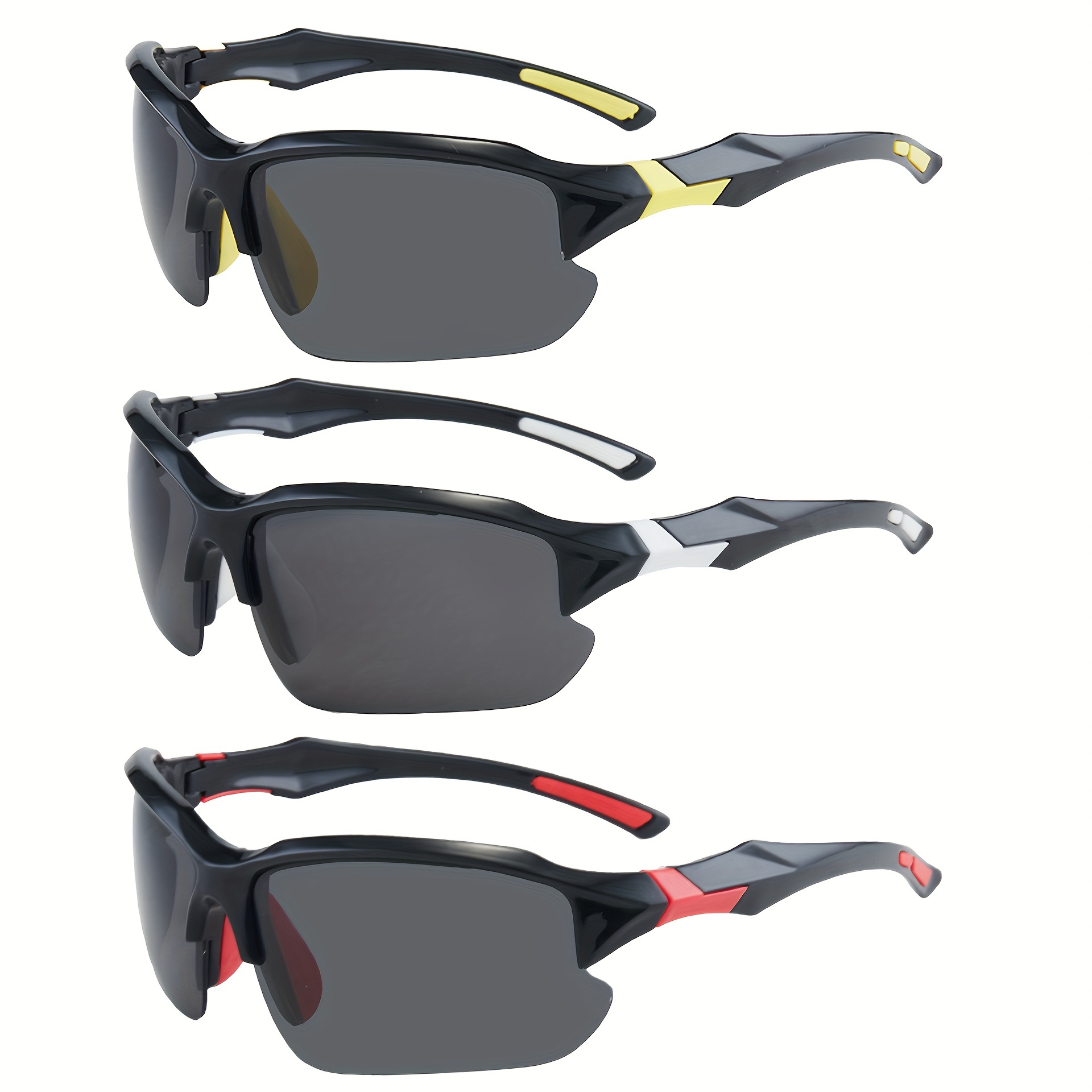 

Stylish Sports Sunglasses For Night Driving And Cycling, Polarized Uv Protection Eyewear