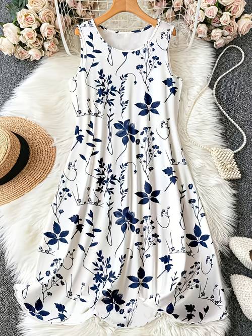 womens floral print elegant camisole nightgown summer dress dress