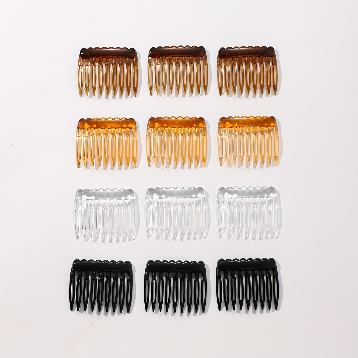 Set Of 12 Combs, Each 5cm Long With 9 Teeth
