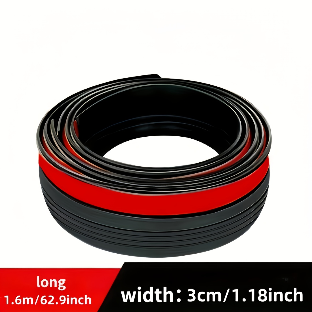 1pc160cm/62.99inth {car Trunk Edge Seal Strip}, Soundproofing, Dust-proof, , Leaf-fall-proof, Decorative Sealing Glue Strip For Trunk Edge, Suitable For Models
