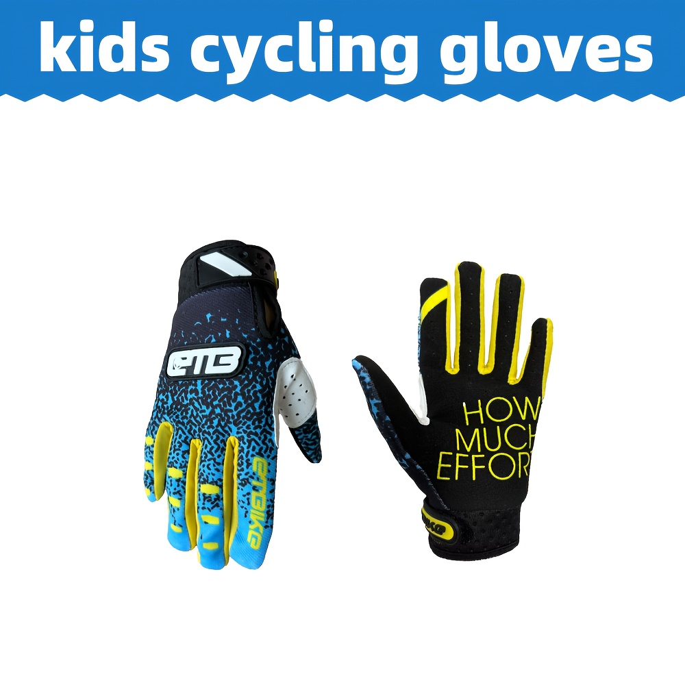 Image of Etbike, Summer Model, Lightweight And Light, Children's Bicycle Gloves, Suitable For Children Aged 4 To 8, Ideal For Riding Scooters And Outdoor Activities