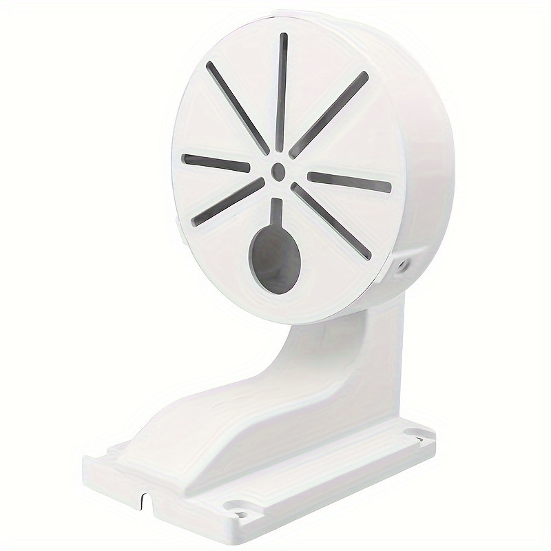 TEMU Durable Abs L-type Wall Mount Bracket For Cctv Security Cameras - Indoor/outdoor, Fits Dome Ip & Cameras