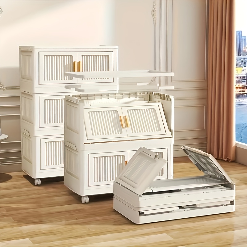 1Pc Folding Storage Bin Large Capacity Storage Trunks Double