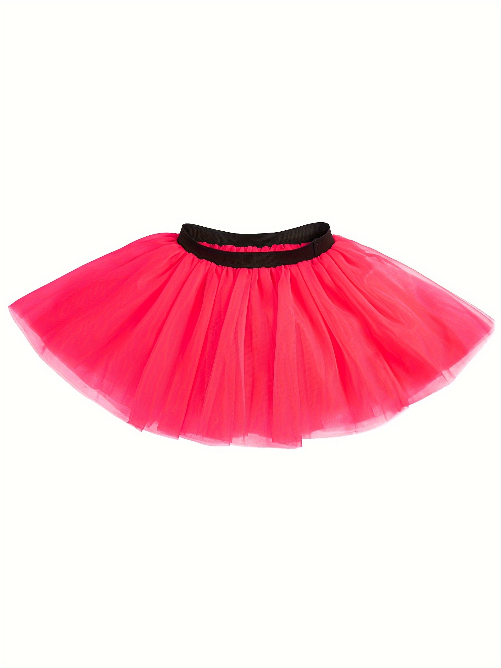 womens 3 layered tulle ballet skirt elastic waistband ballerina skirt elegant party costume dancewear for adults