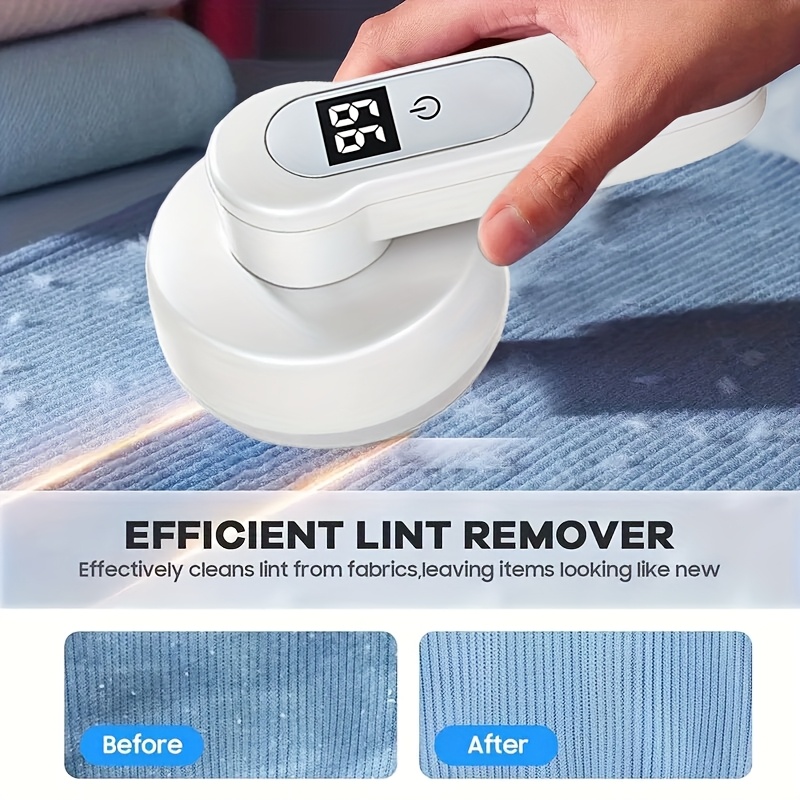 Fabric Shaver & Lint Remover – Rechargeable Electric Portable Sweater Defuzzer (Model Q20)-723315