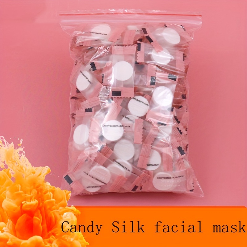 

50/100pcs Disposable Facial Mask For Facial Moisturizing, Paper Wet Compress, Essential For , High-quality Facial Mask