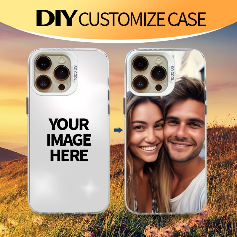 

Personalized Couple Photo Phone Case, Suitable For 15 14 11 Plus, Camera Heightening Protection, Customize Your Creative Holiday Gift