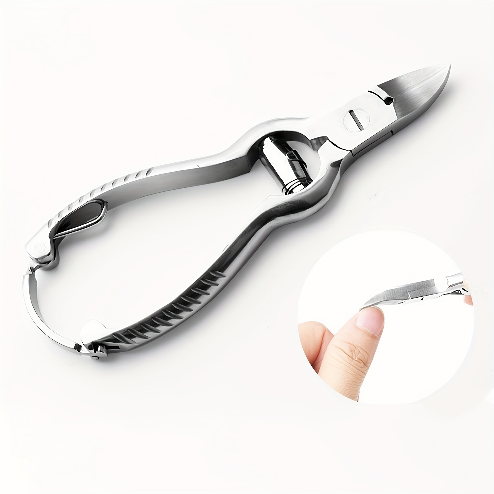 

Stainless Steel Nail Clippers For Thick Toenails, Perfect For Men & Women With Ingrown Toenails