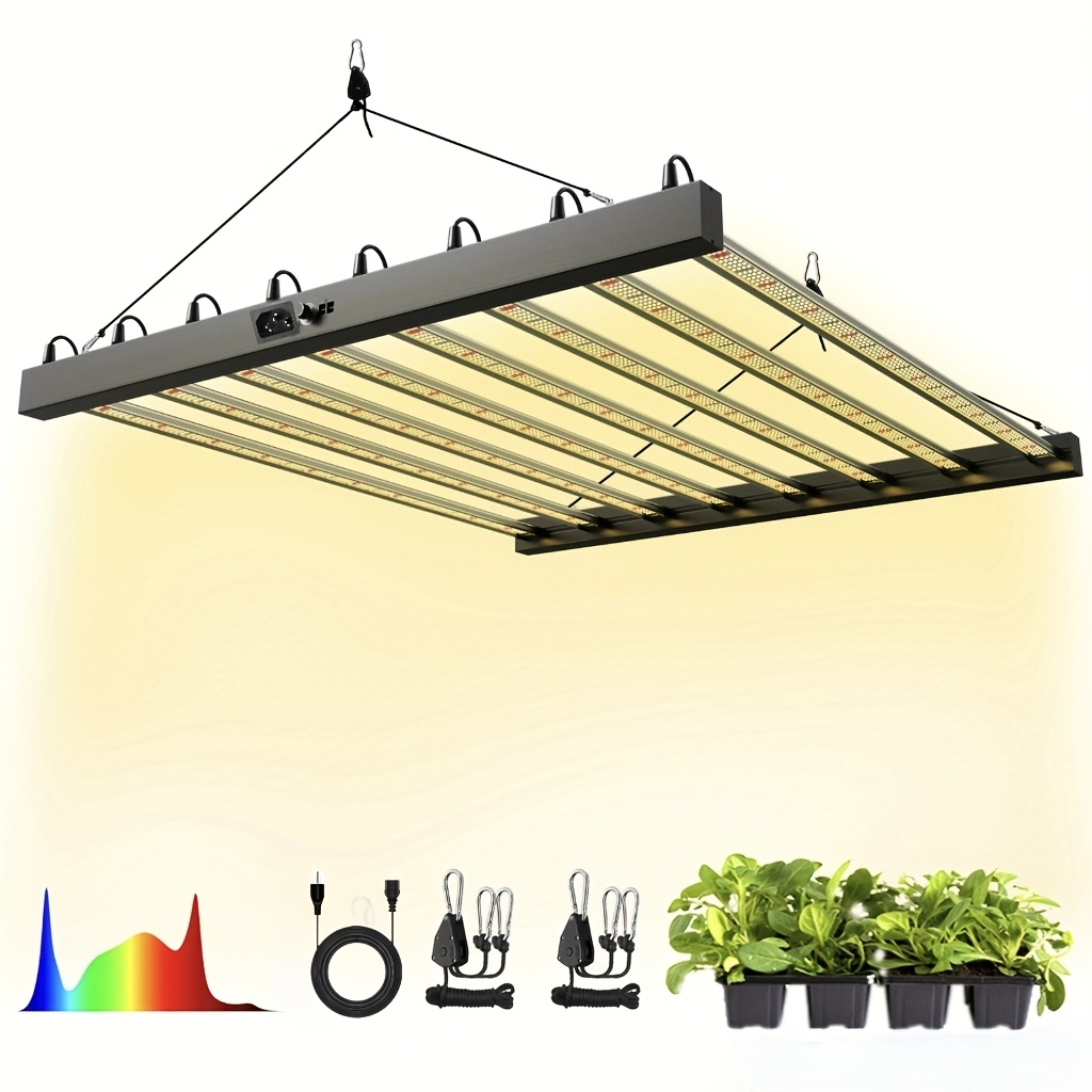 800W   LED Plant Grow Light for Indoor Plants, 3000-4000K Dimmable Aluminum Strip for  ,  .