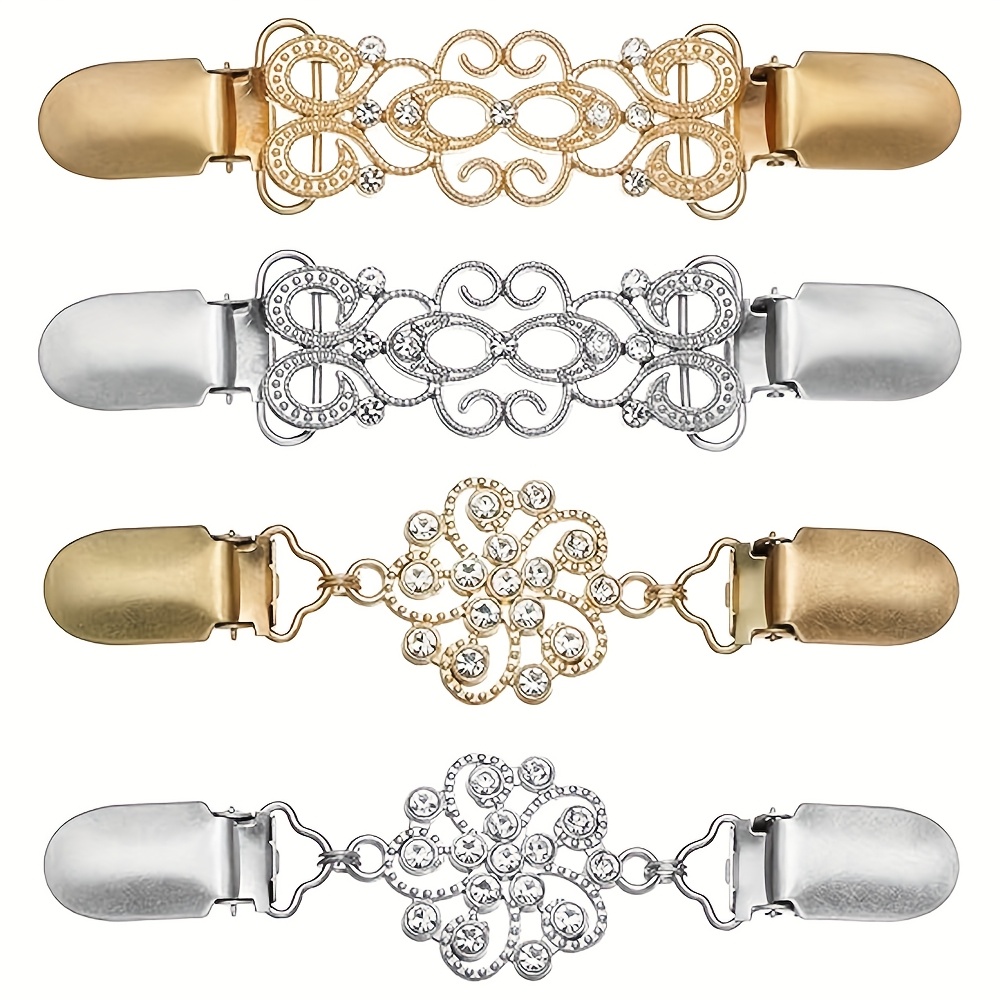 Lot De 6 Pinces à Linge En Tissu Pour Ceinture, Bretelles, Chemise