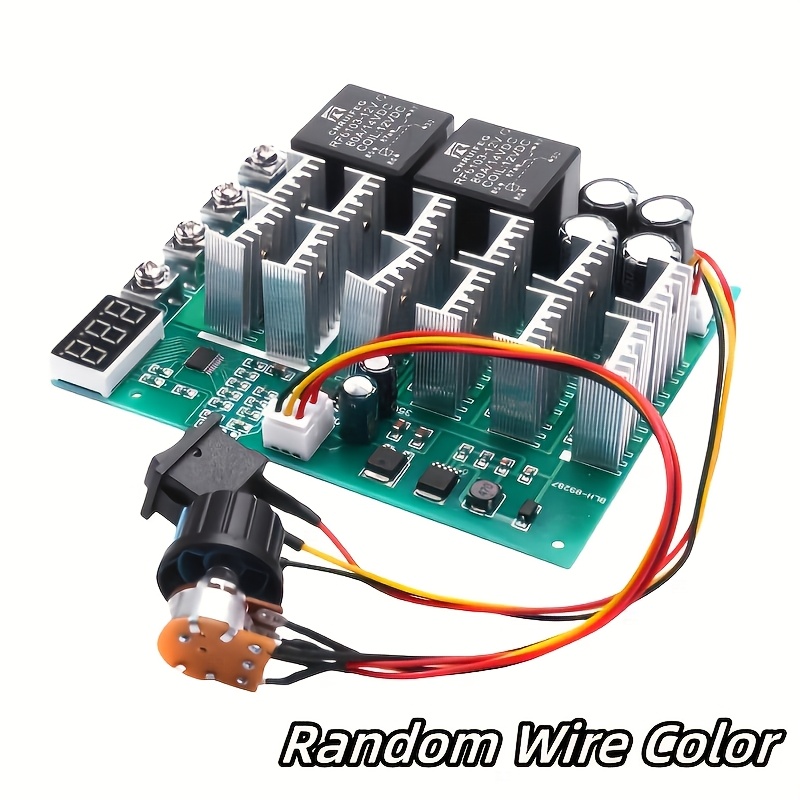 Image of 1pc Motor Speed Regulator, Suitable For Diy Motor Led Digital Display And Pwm Variable Speed Switch /reverse Digital Chometer Without Shell