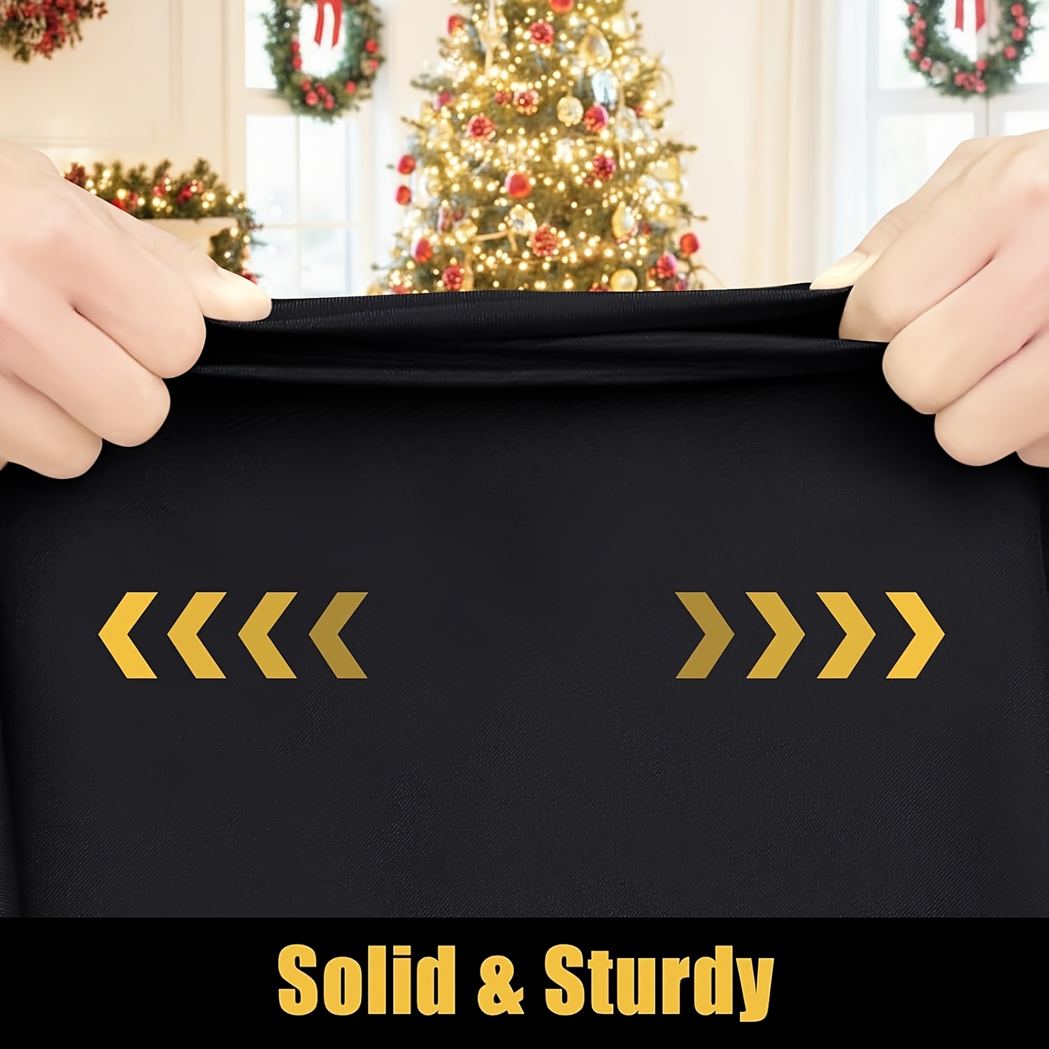 of 2 spandex table covers elastic fitted cloths for 6   rectangular tables washable stretch covers for outdoor   christmas and new year celebrations 30 x72 6ft 183 76 76cm
