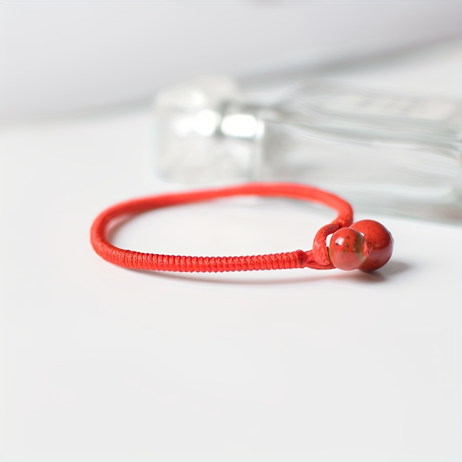Year of The Rabbit Woven Red String Bracelet