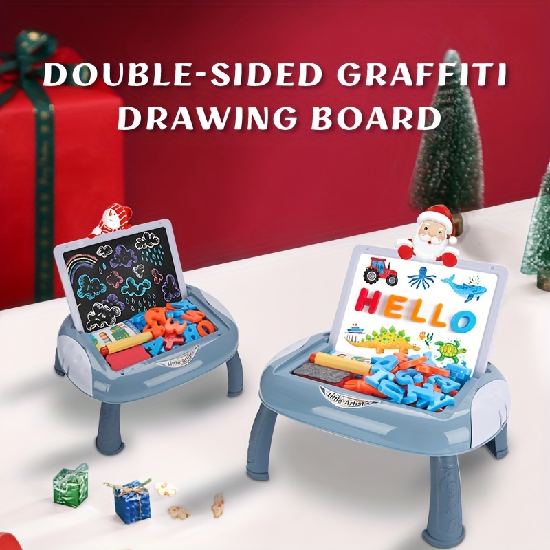 

1pc Kids , Double Table Drawing , To And , Parent- Interactive , Kids Drawing , Toy ()