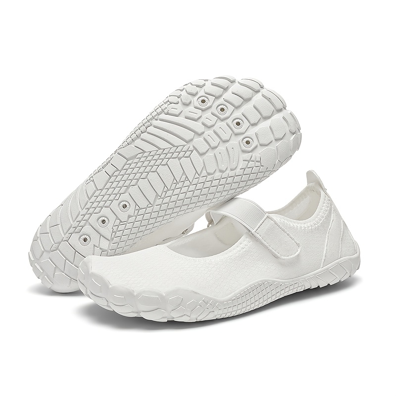 TEMU Capmece Women's Quick-dry Non-slip Water Shoes Suitable For Beach, Swimming, Surfing & Yoga - Wide-toe Barefoot With Adjustable Hook-and-loop