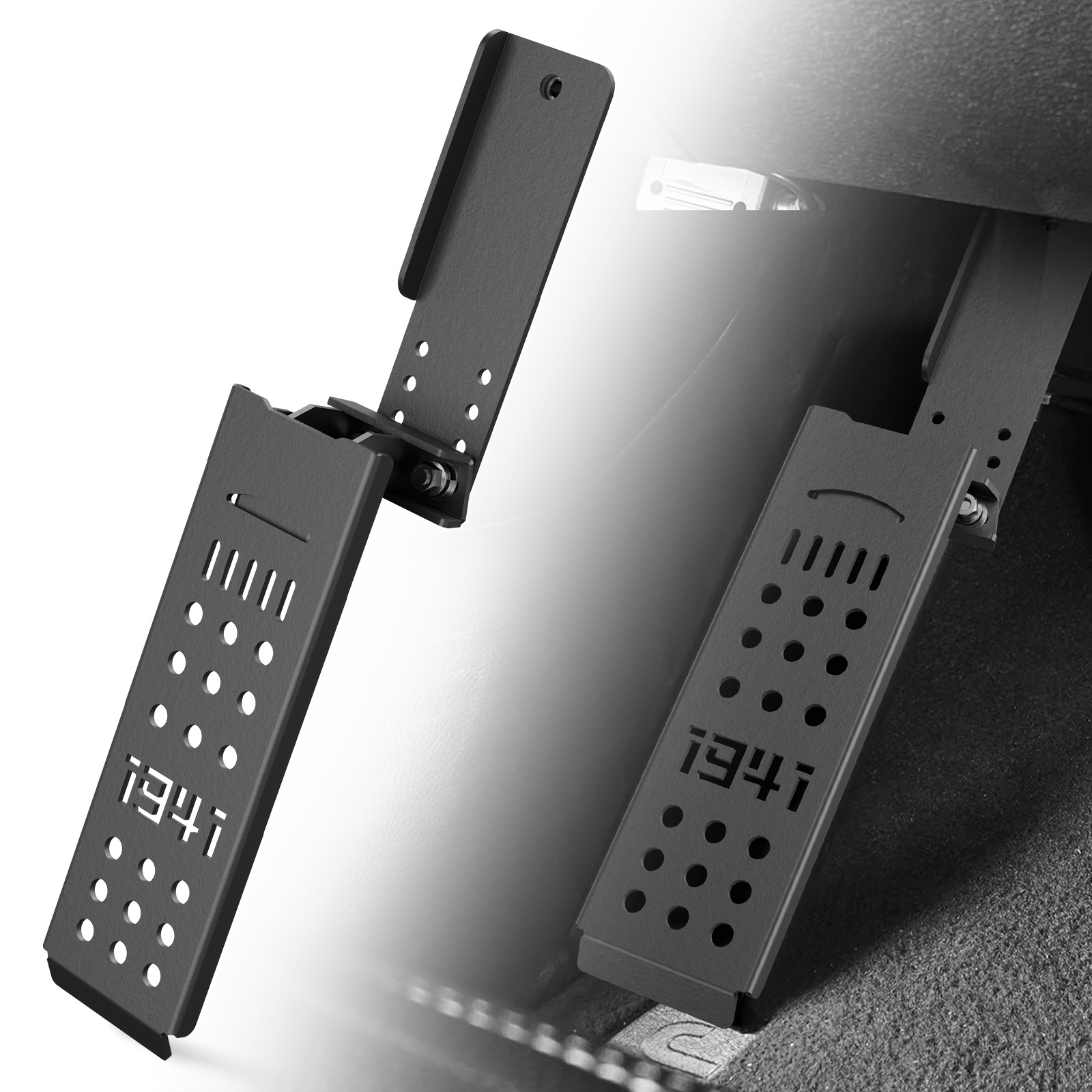 Yzona Steel Driver Side Left Side Foot Rest Kick Panel 2018 2019 2020 2021 2022 2023 2024 For For Wrangler Jl Jlu & For Gladiator Jt, Black (not Fits 4xe Model)