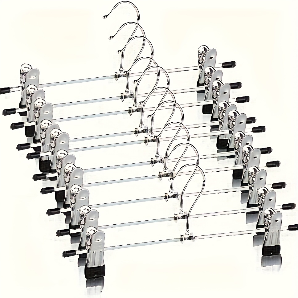 

10pcs/1pc Pants Hangers - Metal For Skirt, , And - -, , And Suitable For Stores And Organization