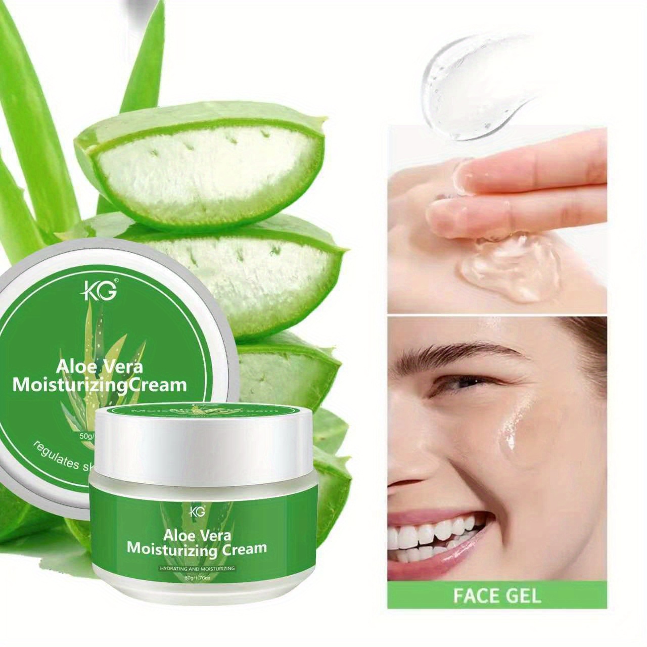 aloe vera moisturizing cream containing hyaluronic acid - Temu Bahrain