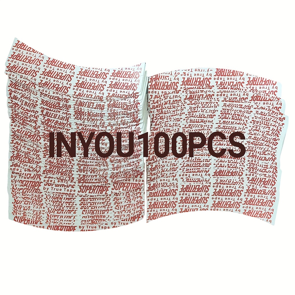 Inyou Front Lace Wig Adhesive Film, Suitable For Mesh Bonding Double-sided Lace Wig Stickers Quick Attachment Suitable For Occasions Wear