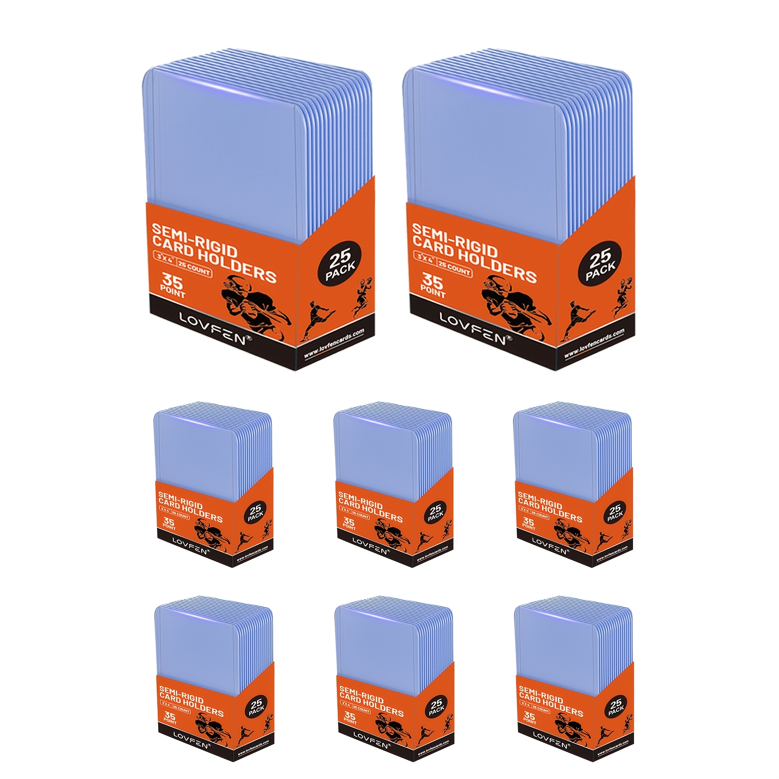 Image of Lovfen 200 Ct Top Of Transparent, 3"x4" Protective Cases, Suitable For Football Cards, Baseball Cards, And Gaming Cards