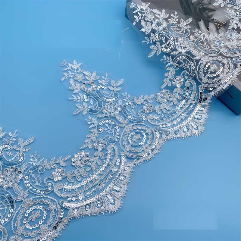 knee length dresses for ladies Bridal Wedding Dress Fabric - Beaded Mesh Lace