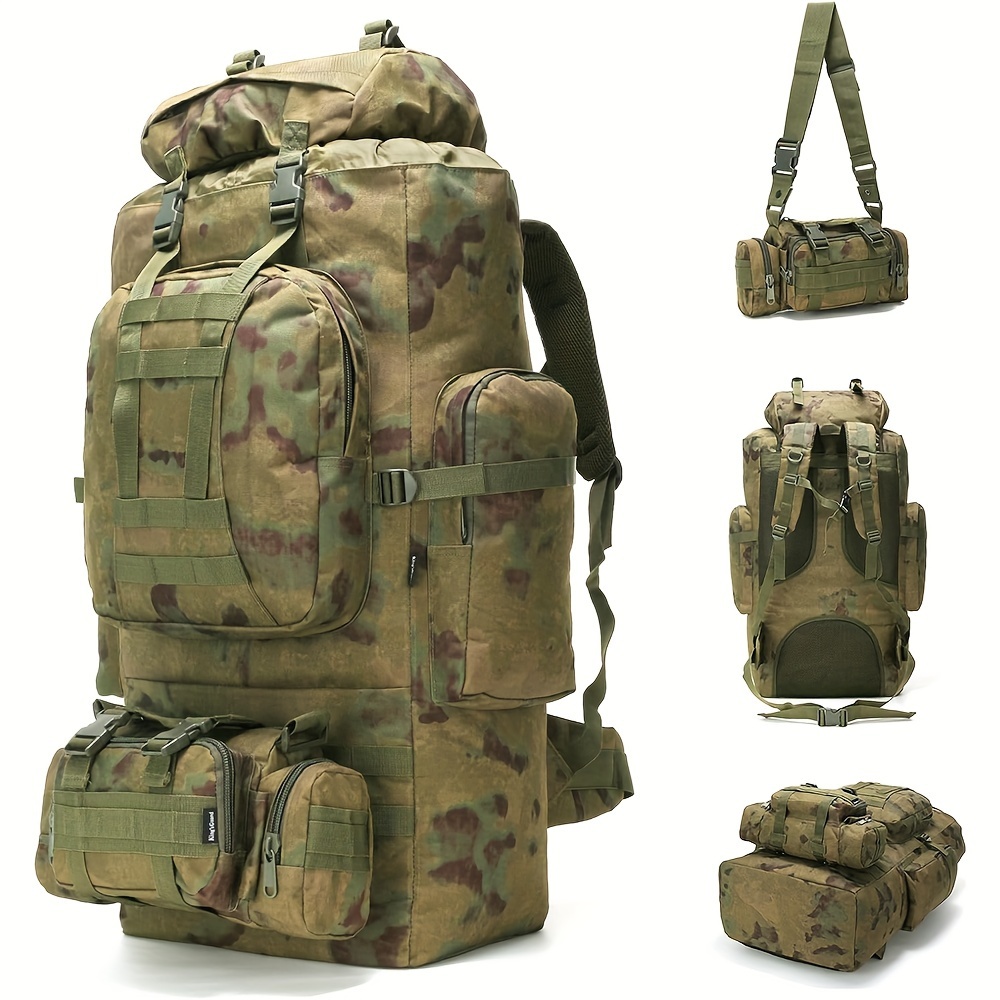 

100l Camping Hiking Backpack Molle Rucksack Camping Backpacking Daypack