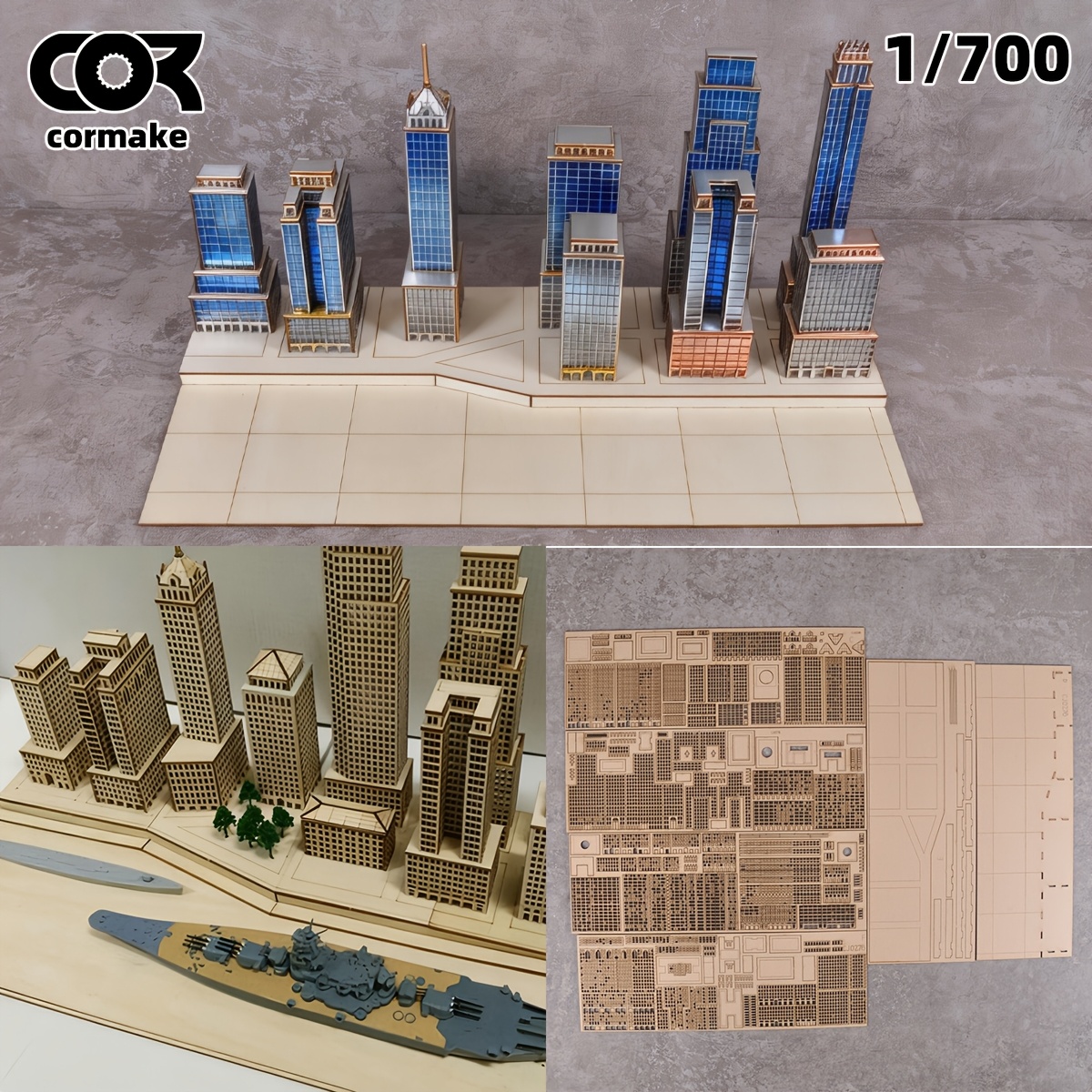 Static Scale Model Kit of Naval Base