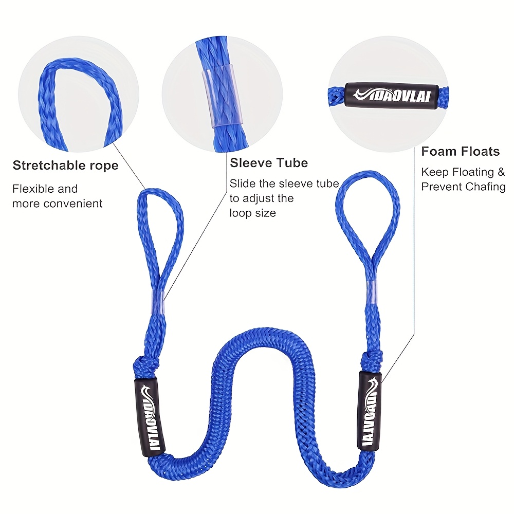 Heavy-Duty Bungee Dock Line with Foam Float