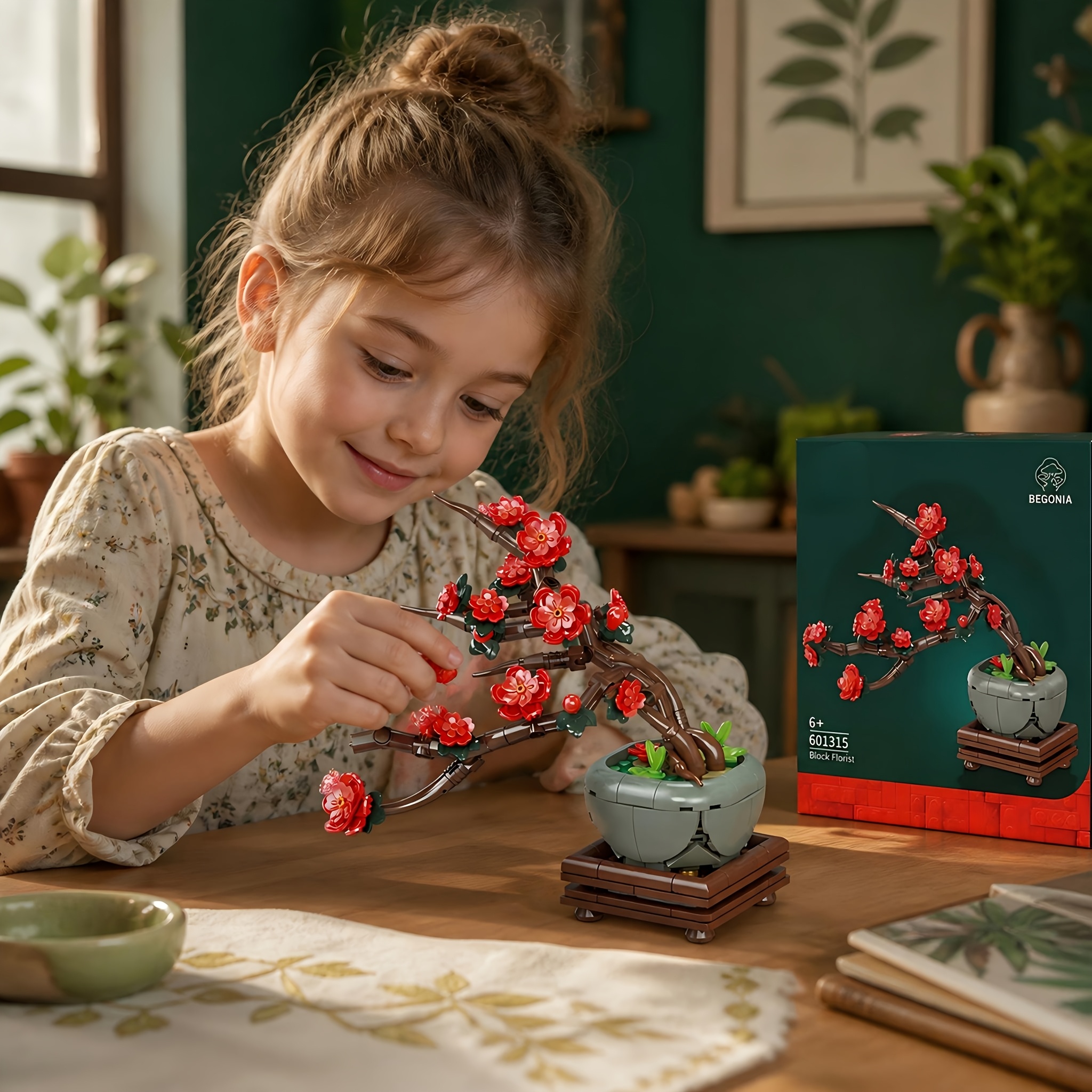 Fun Creative Bonsai Building Blocks Set