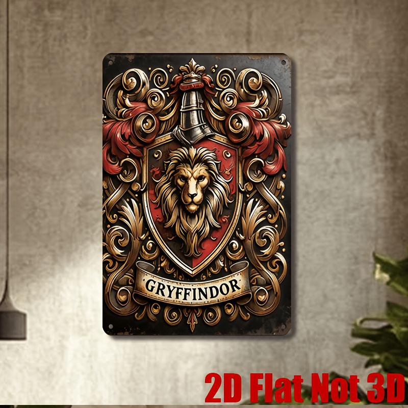 TEMU Plat 2D, 1 pièce Plat 2D, Plaque décorative métallique sur le thème de , style vintage, convient pour les salons, les cours, les garages et