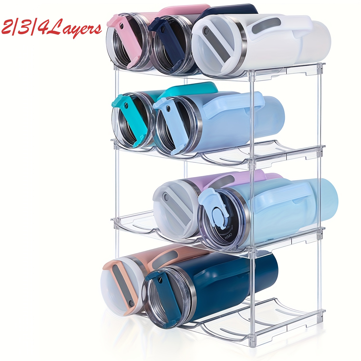 4-Pack Black Wire Storage Baskets With Handles – 28x22x12cm Metal Organizer Bins For Kitchen, Pantry, Bathroom & Office | Stackable & Durable-541324